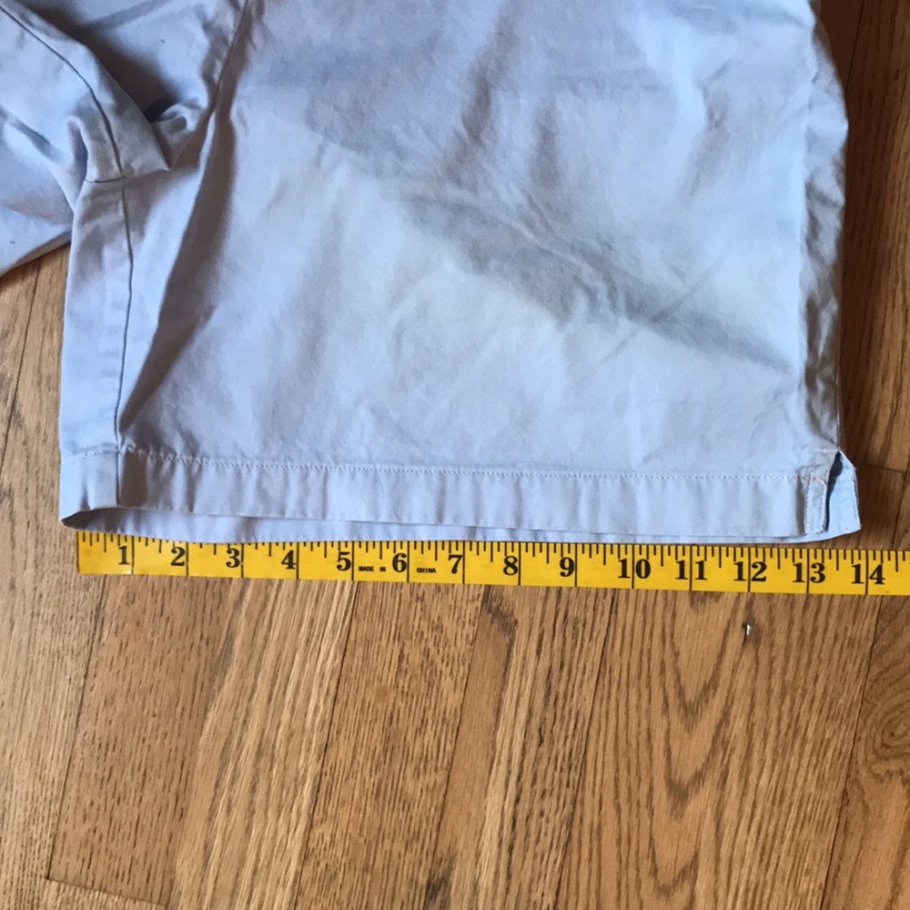 Light blue J.Jill shorts with cream stitching in EUC - Picture 9 of 9